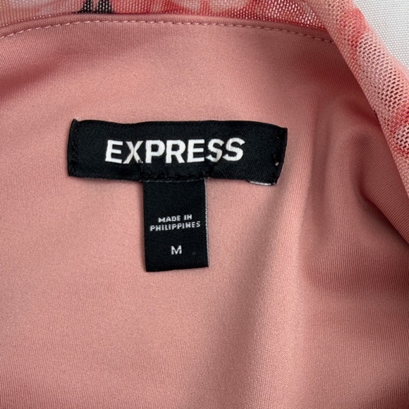 Express Floral Ruched Midi Dress - Picture 7 of 8